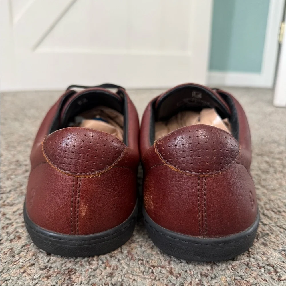 Birchbury Bramford barefoot shoe brown minimal slip-on size 15